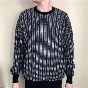 Vintage 1986 Alan Paine Knitted Lambswool Sweater